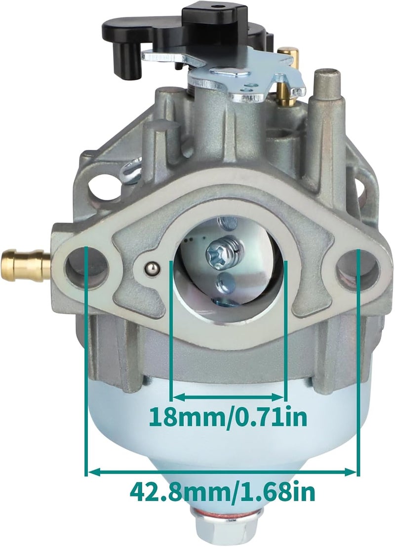 SIMPERAC GCV170 Carburetor for Honda 16100-Z9L-811 HRN216 Lawn Mower Carburetor for Honda GCV 170 GCV170LA G5B GCV170LA G5BR GCV170LA S3B Engine with Air Filter Parts - Image 2